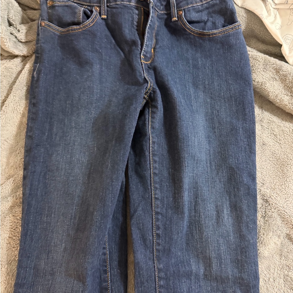 Classic Dark Blue Denim Jeans